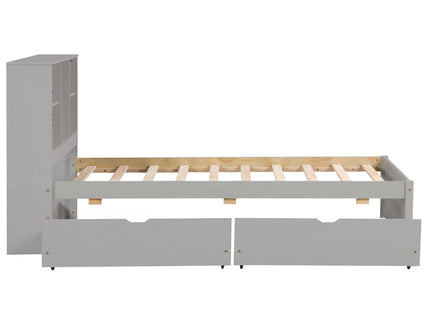 Bed Frame With Built In USB Port And 2 Drawers