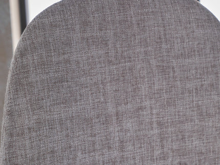 Modern Minimalist Fabric Dining Chair With Iron Legs