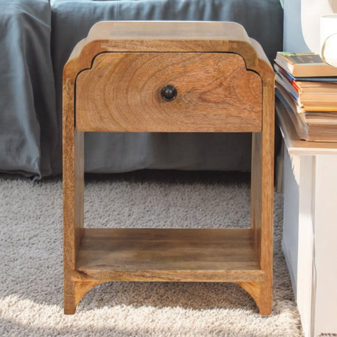 Newton - Nightstand With A Drawer And Open Shelf