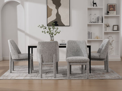 Wide Minimalist Dining Chair