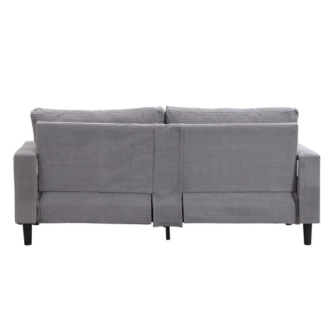 Modern Upholstered 3 Seat Sofa, High Resilience