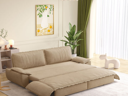 Queen Pull Out Bed, 3 In 1 Convertible Sleeper Sofa