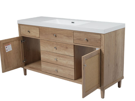 Modern Bathroom Vanity With Sink, Soft Close Drawers