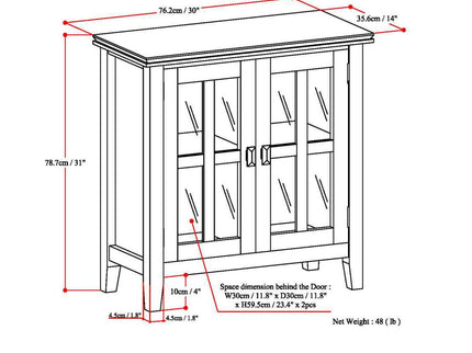 Artisan - Low Storage Cabinet - Light Brown