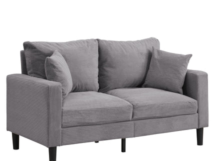 Modern Upholstered Loveseat Sofa, High Resilience