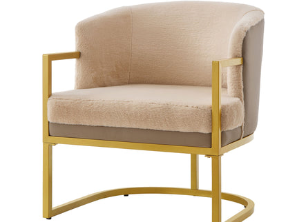 Upholstered Reading Accent Armchair For Living Room