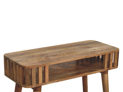 Slatted Console - Light Brown