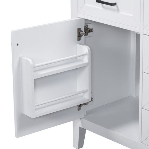 Modern Bathroom Vanity With Sink Combo, 3 Drawers