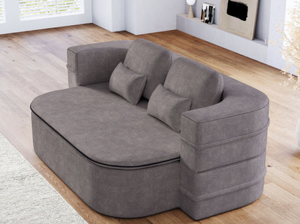 2 In 1 Foldable Sofa Bed With Multi Functional Blanket, Floor Lounge Sofa