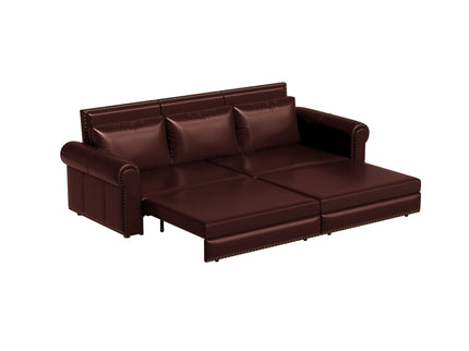 Chesterfield Sofa & Pull Out Bed