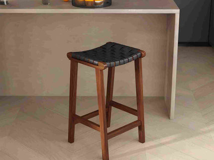 James - Modern Genuine Bar Stool