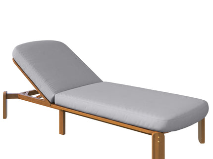 Outdoor Chaise Lounge With Adjustable Backrest