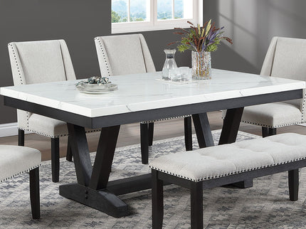Dining Set With Upholstered Wing Back Chairs