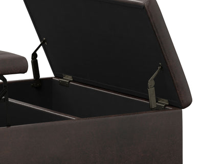 Ellis - Upholstered Coffee Table Storage Ottoman