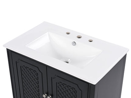 Bathroom Vanity With Sink, Soft Closing Door, Multi Functional Storage