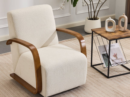 Swivel Accent Rotatable Ergonomic Single Chair For Living Room