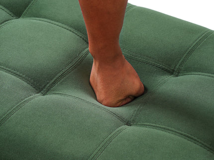 Upholstered Storage Ottoman Bench, Foot Rest For Bedroom