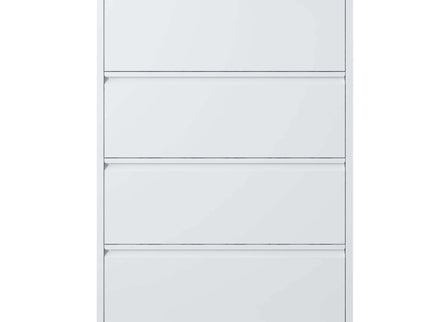 Lateral File Cabinet, Locking Heavy Duty, Anti-Tip Safety Interlock, Vertical Storage For Letter/Legal/A4 Files