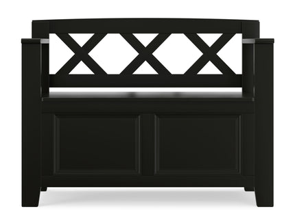 Amherst - Small Transitional Entryway Storage Bench