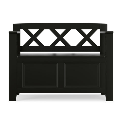 Amherst - Small Transitional Entryway Storage Bench
