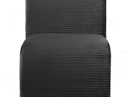 Winne - Curved Armless Accent Chair