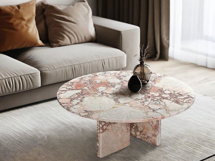 Luxury Coffee Table With Unique Veining, Unique Stone Design