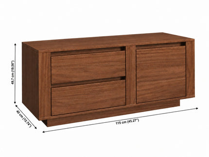 TV Stand For TVs Up To 50" With 1 Door And 2 Drawers