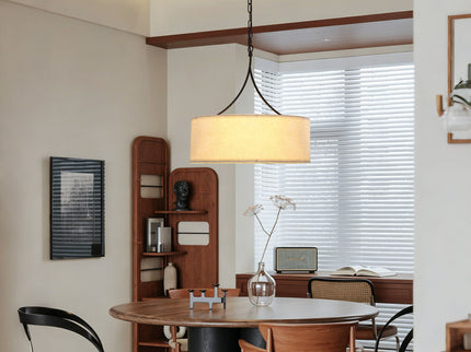 3 Light Drum Pendant Light