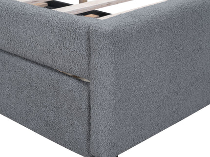 Upholstered Platform Bed With Trundle
