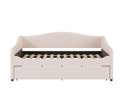 Upholstered Daybed With Light And Trundle