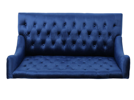 Nurturing - Upholstered Loveseat With Wing Back And Diamond Tufting