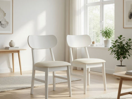 Dining Chairs (Set of 2) - White