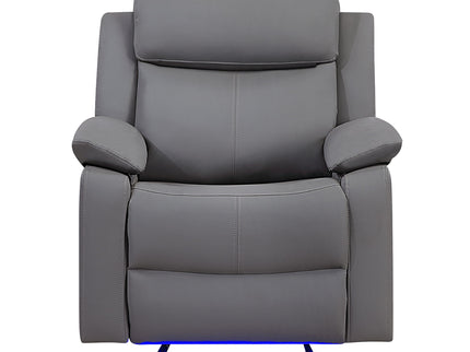 Blanche - Glider Recliner With LED, Pillow Top Arms
