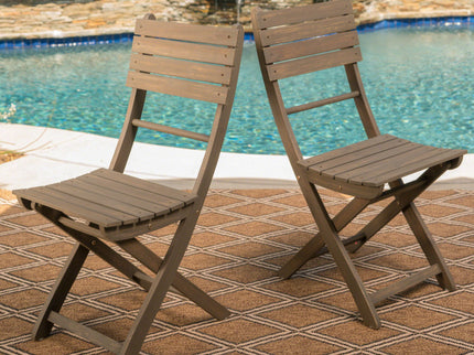 Positano - 4 Piece Foldable Chair - Gray