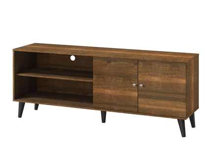 Amidon - TV Stand, With 2 Storage Shelves And 1 Cabinet