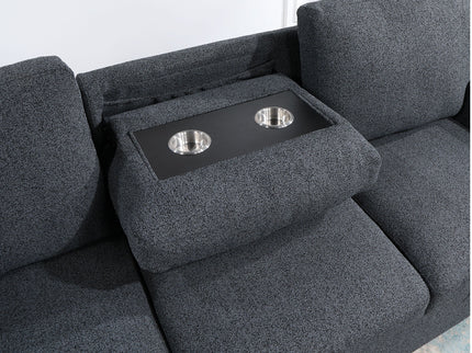 Terrence - Pull Out Sofa Bed - Dark Gray