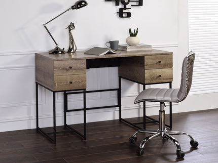 Desirre - Wirting Desk With USB Port - Oak