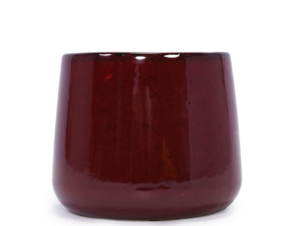 4 Pieces Planter Pot, Indoor Outdoor Flowerpot For Patio, Garden, Or Windowsills - Bean Paste Red