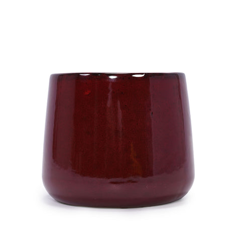 4 Pieces Planter Pot, Indoor Outdoor Flowerpot For Patio, Garden, Or Windowsills - Bean Paste Red