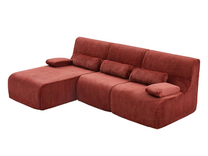Oversized Sectional Sofa, Living Room Seating With Modular Design