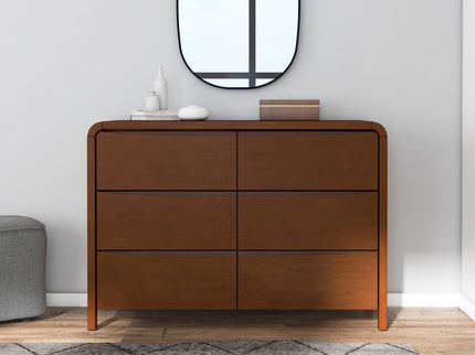 Lionel - 6 Drawer Dresser - Brown
