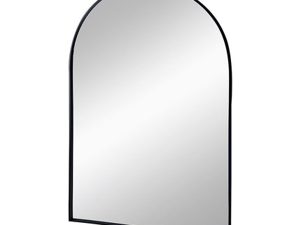 Arched Mirror With Metal Frame, Wall Mirror For Living Room Bedroom Entryway