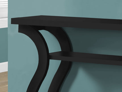 Accent Console Table For Entryway, Unique Curved Design