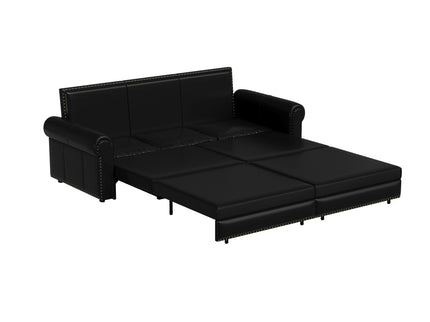 Chesterfield Sofa & Pull Out Bed