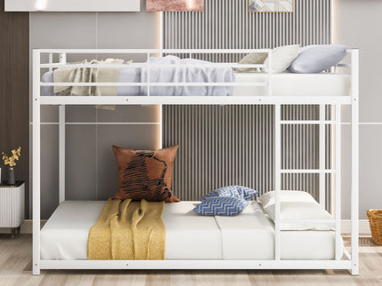 Metal Bunk Bed, Low Bunk Bed With Ladder