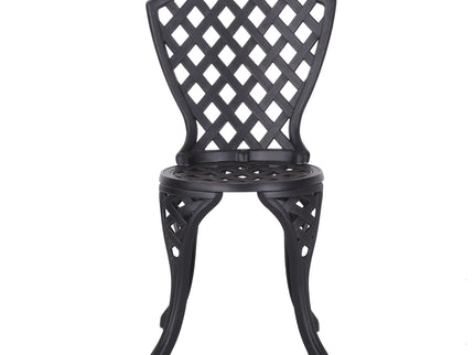 Bono Metal Bistro Set - Black