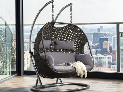 Vasant - Wicker Hanging Chair - Gray