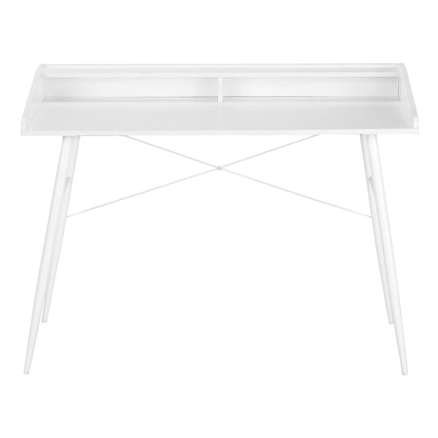 Computer Desk For Home Office, Laptop Storage Shelves, Contemporary & Modern