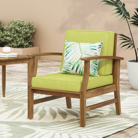 Perla - Contemporary Club Chair With Water Resistant Cushionі