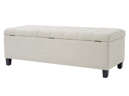 Upholstered Storage Ottoman Bench